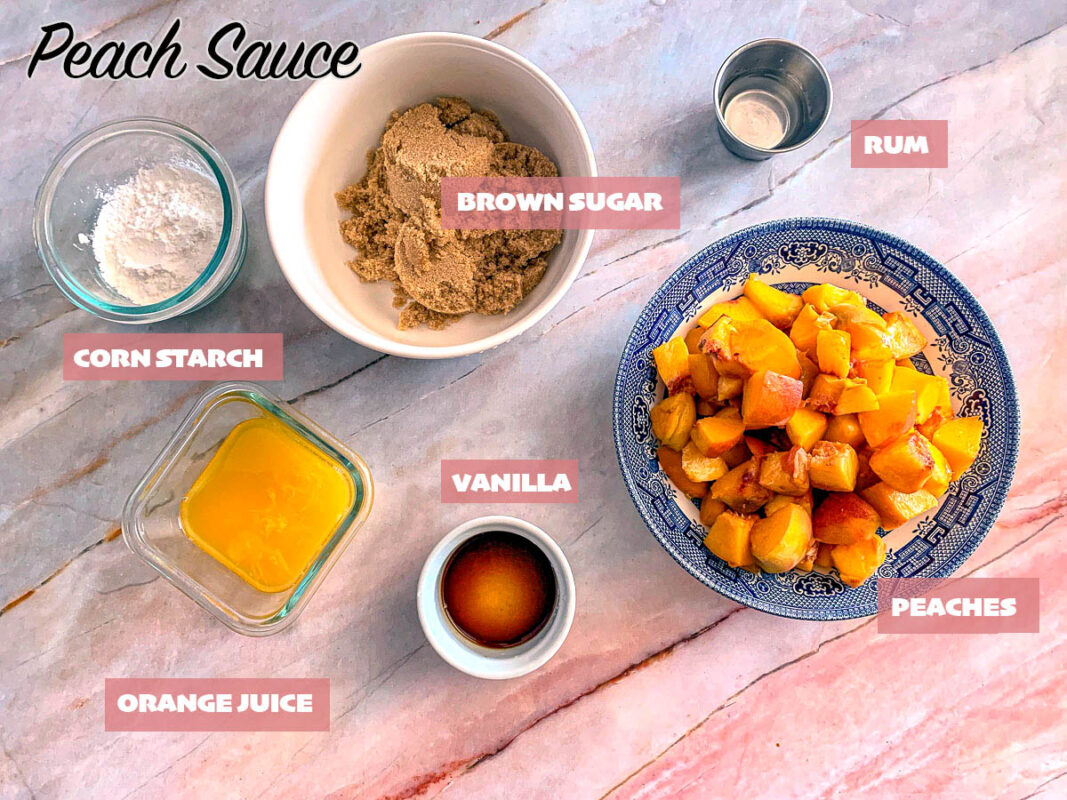 peach sauce ingredients