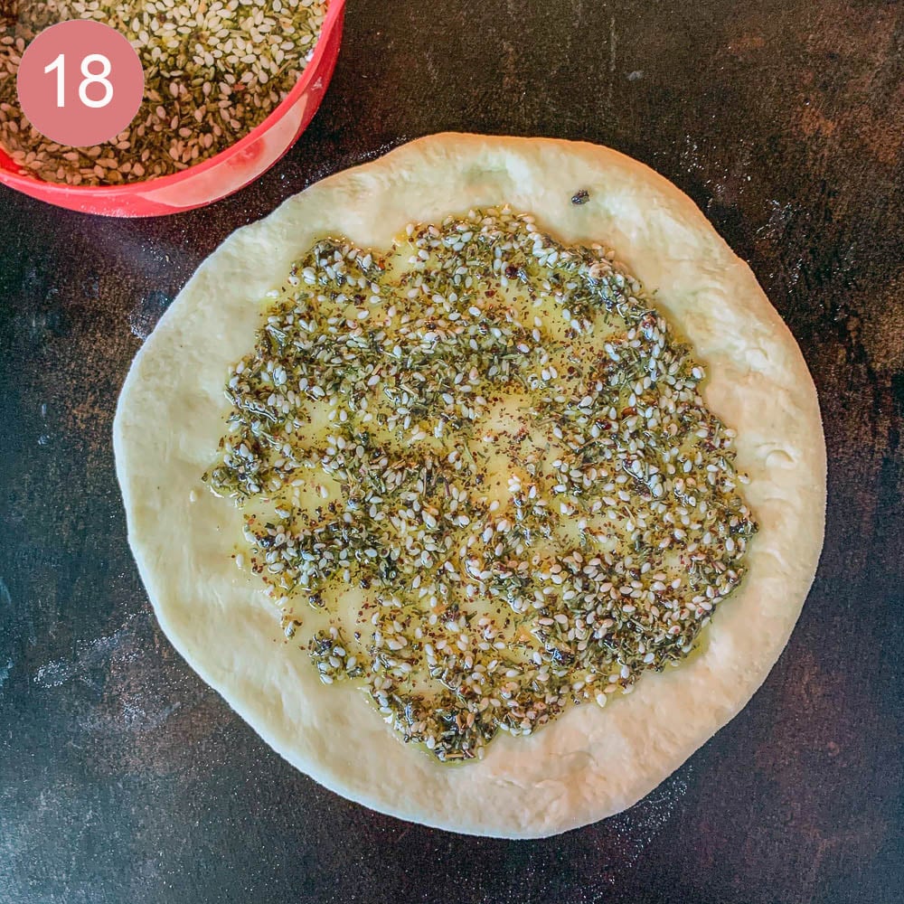 Manakish (Lebanese Za'atar Bread) | Hilda's Kitchen Blog