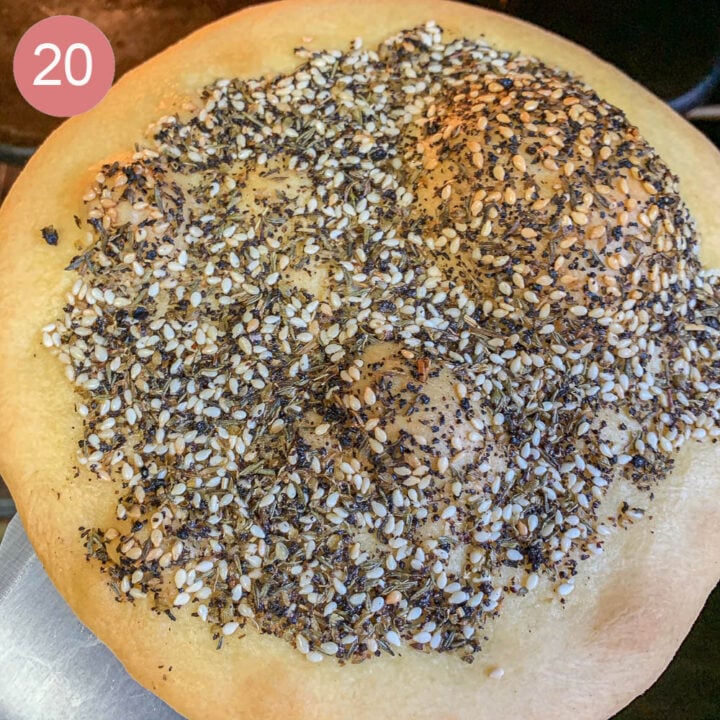 Manakish (Lebanese Za'atar Bread) | Hilda's Kitchen Blog