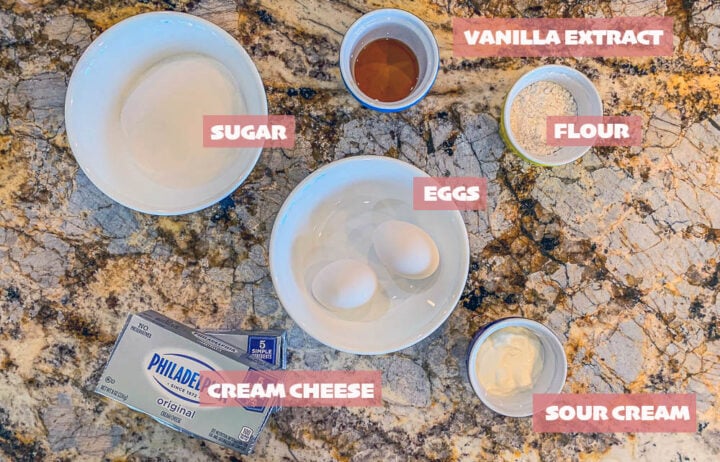 cheesecake layer ingredients.