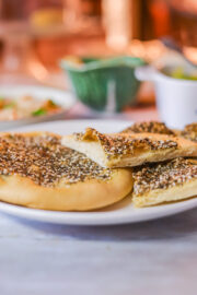 Manakish (Lebanese Za'atar Bread) | Hilda's Kitchen Blog