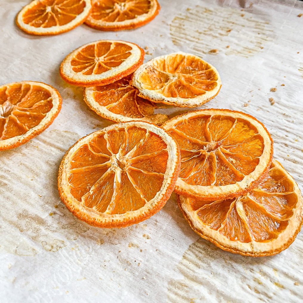 oven dried oranges