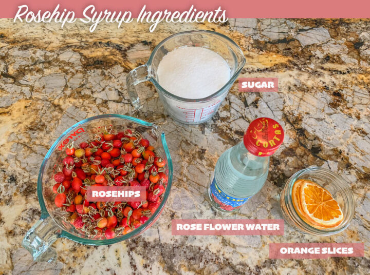 rose hip syrup ingredients