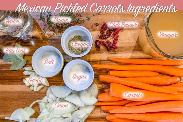 pickled carrots ingredients