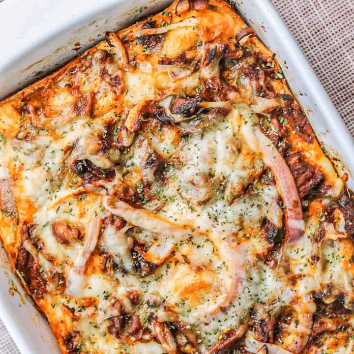 pulled pork breakfast casserole