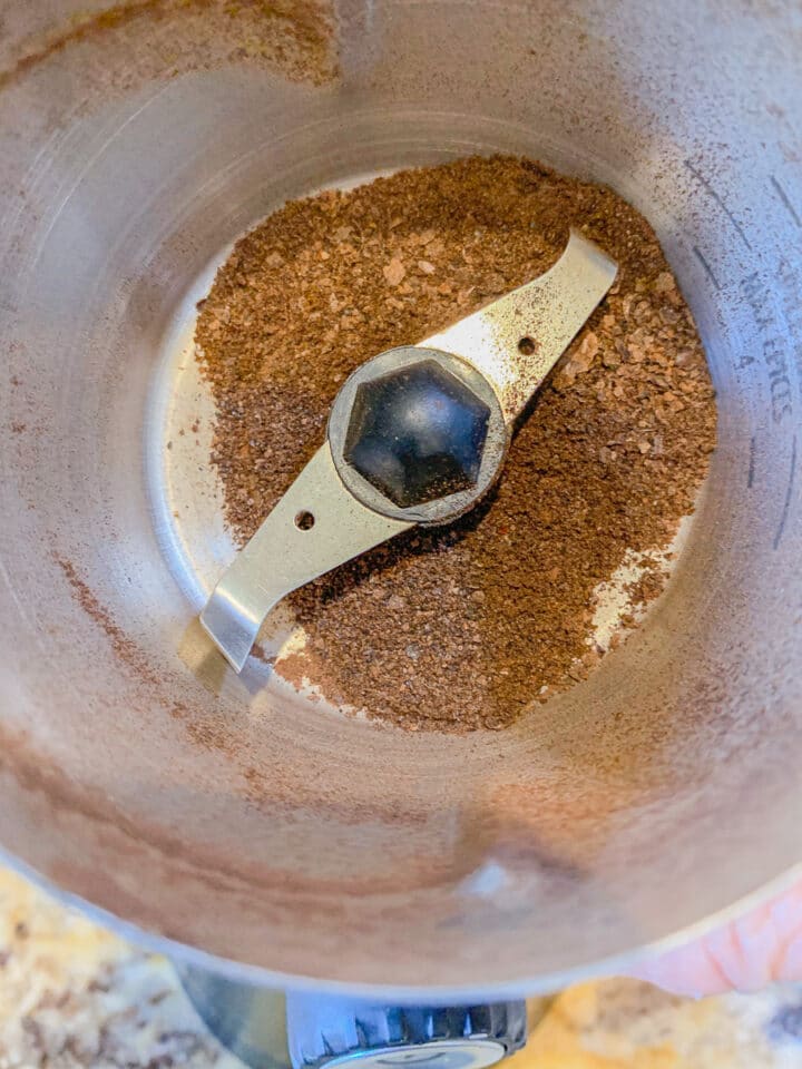 dried limes ground into a powder