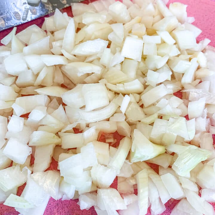 diced onion