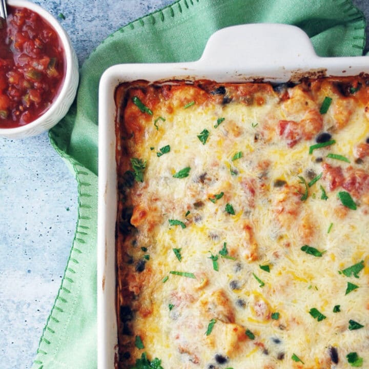 Mexican chicken casserole