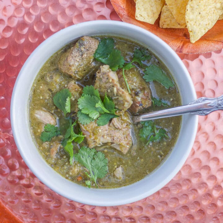 chili verde bowl