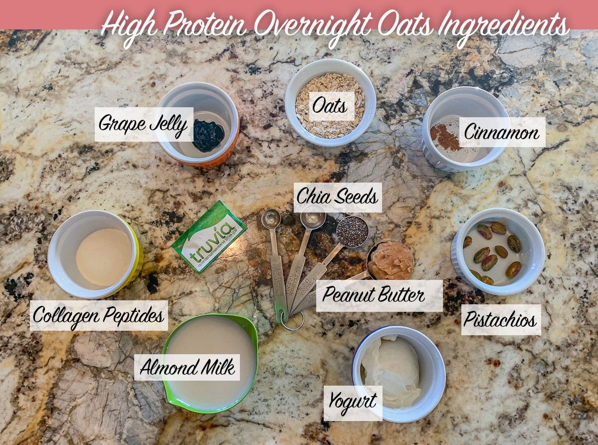 protein overnight oats ingredients
