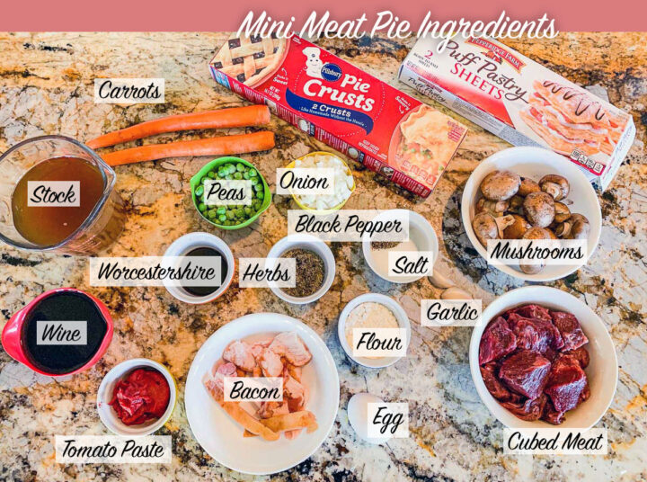 mini meat pie recipe ingredients