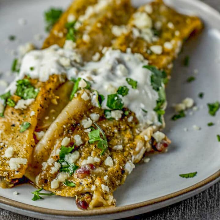 pulled pork enchiladas