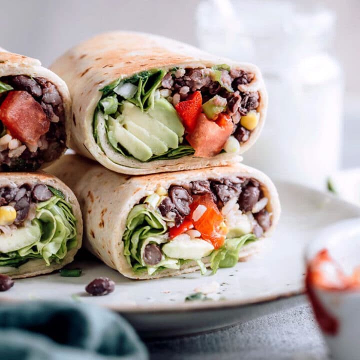 Cinco De Mayo Recipes vegan burrito