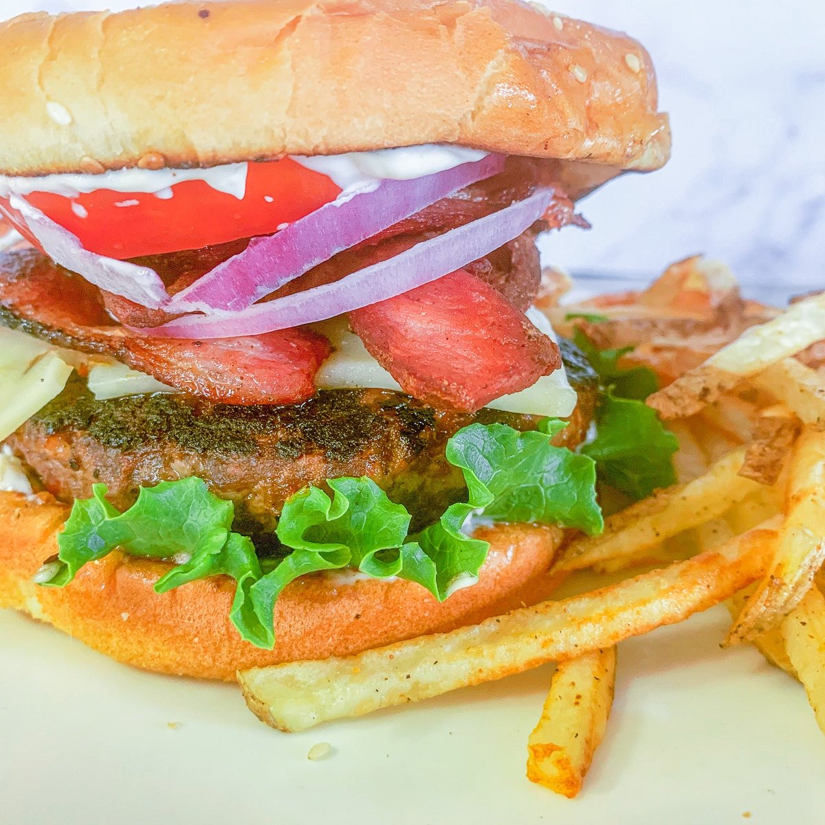 CastIron Venison Burger Recipe Hilda's Kitchen Blog