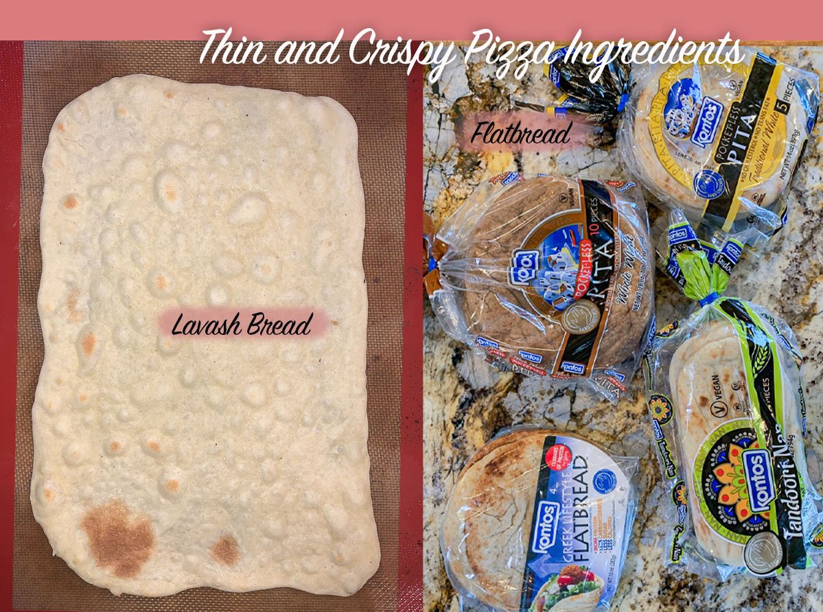 Lavash and Flatbread Thin and Crispy Pizza Hilda's Kitchen Blog