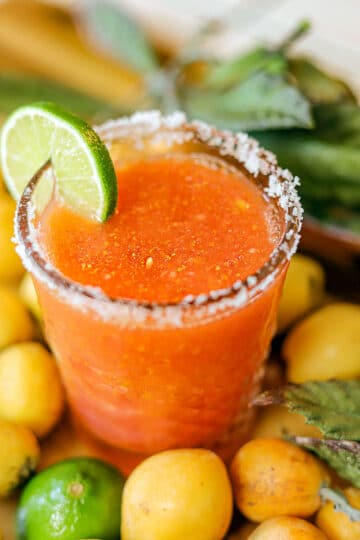 Loquat Margaritas | Hilda's Kitchen Blog