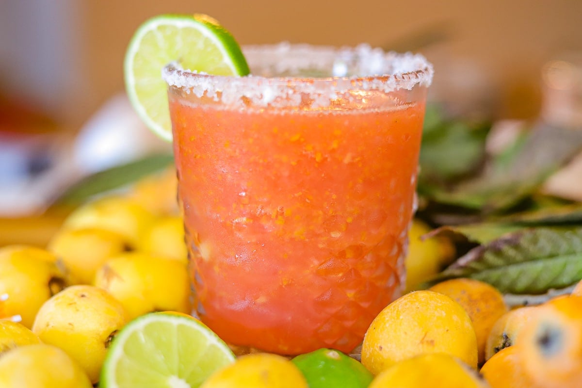 Loquat Margaritas | Hilda's Kitchen Blog
