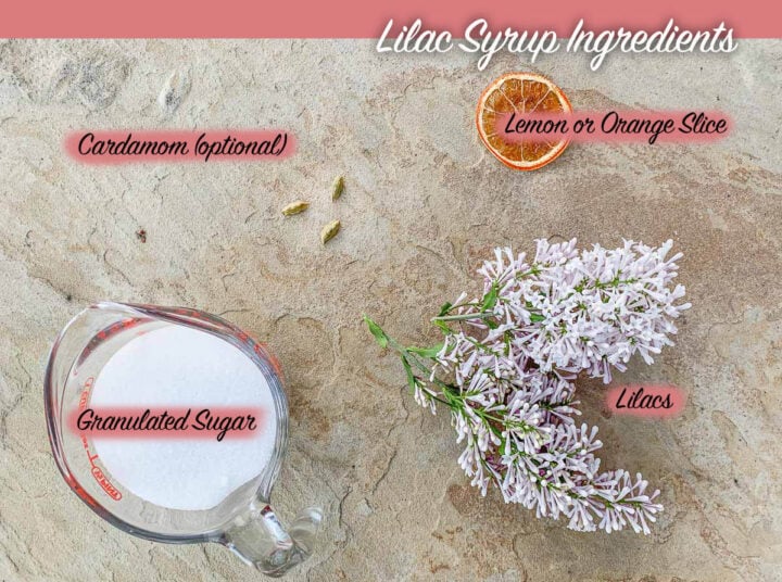 lilac syrup ingredients