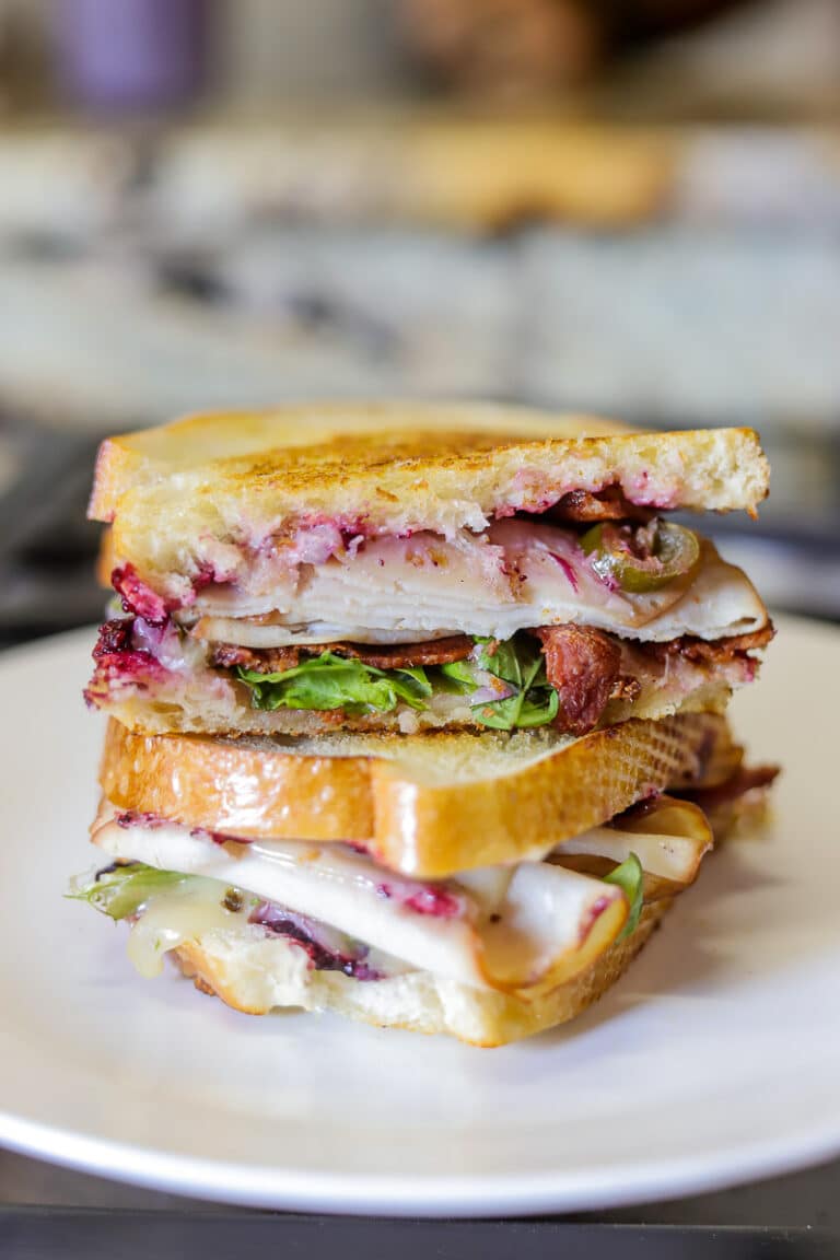 Gourmet Grilled Cheese Sandwich (Turkey, Bacon, Huckleberry) | Hilda's ...