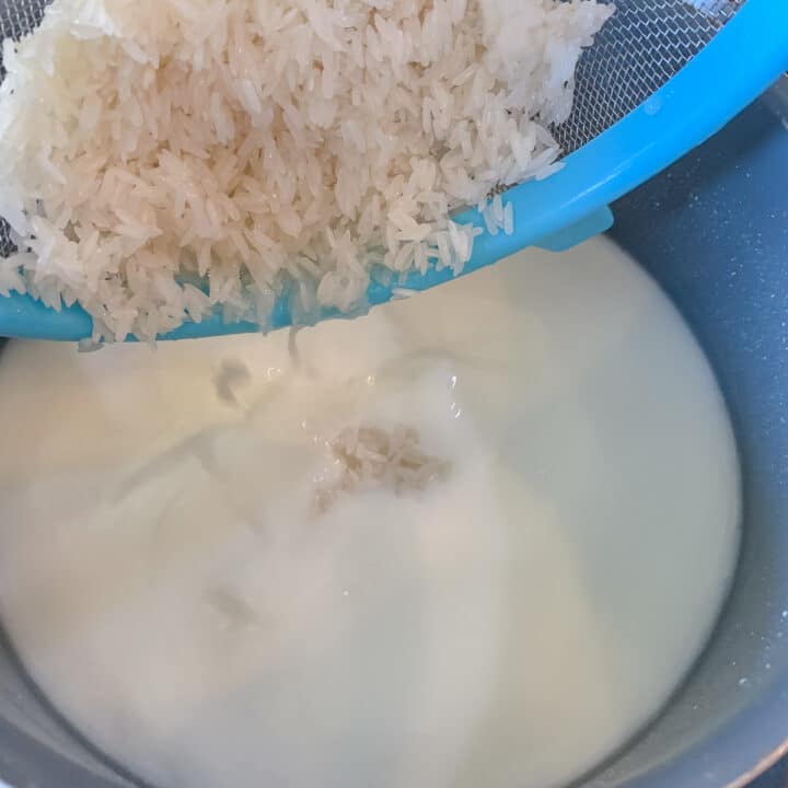 adding rice to yogurt