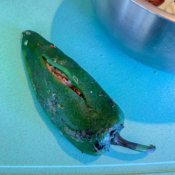 stuffed poblano pepper for Chile Relleno