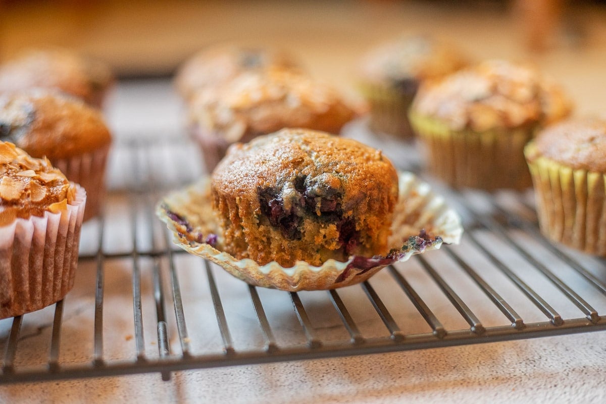 Zucchini Blueberry Muffins Recipe | Hilda's Kitchen Blog