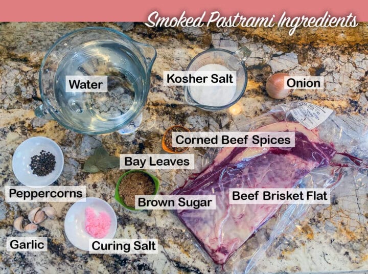 smoked pastrami recipe ingredients