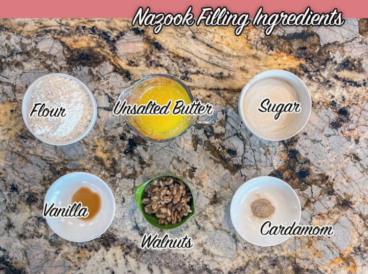 Nazook filling ingredients