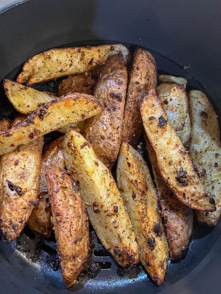 Crispy Air Fried Potato Wedges Hilda's Kitchen Blog
