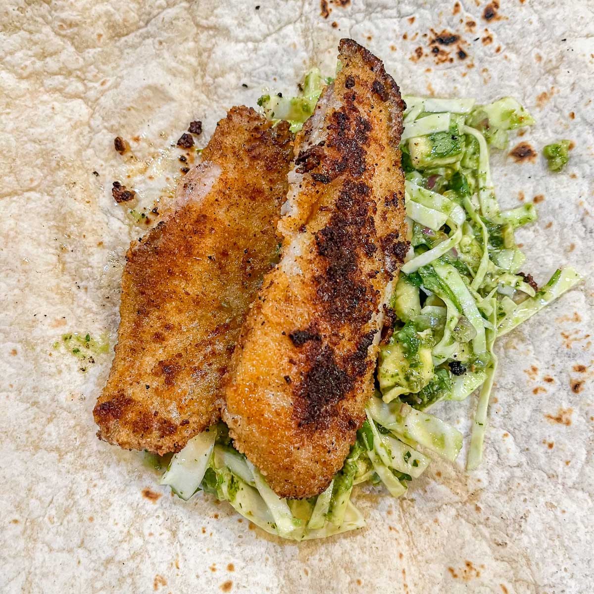 Crispy Tilapia Fish Burritos Hilda's Kitchen Blog