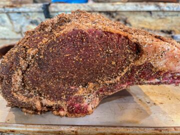 Perfectly Smoked Traeger Prime Rib | Hilda's Kitchen Blog