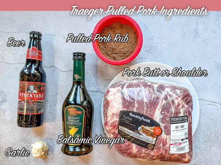 traeger pulled pork ingredients, labeled