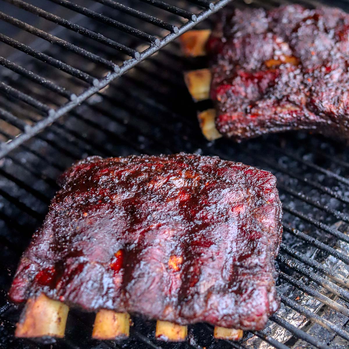 Bbq beef 2024 ribs on grill