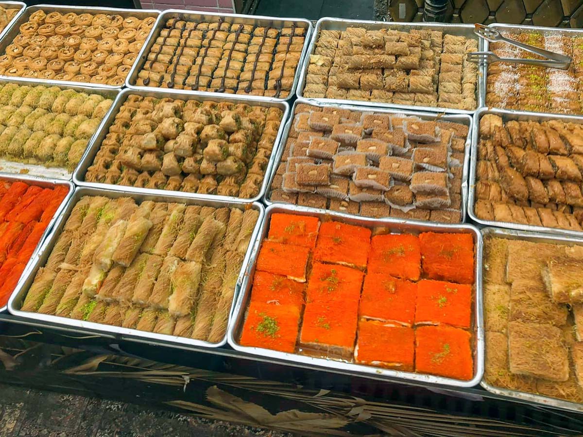 various types of baklava