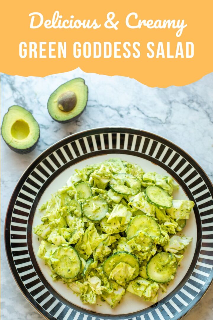green goddess salad recipe pin
