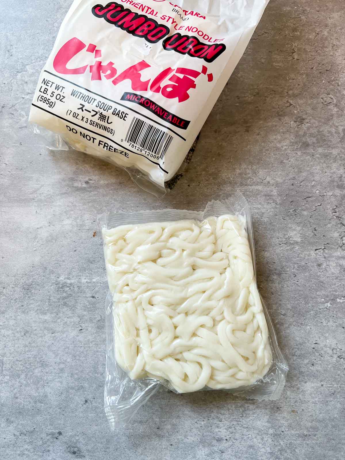 udon noodles in a package