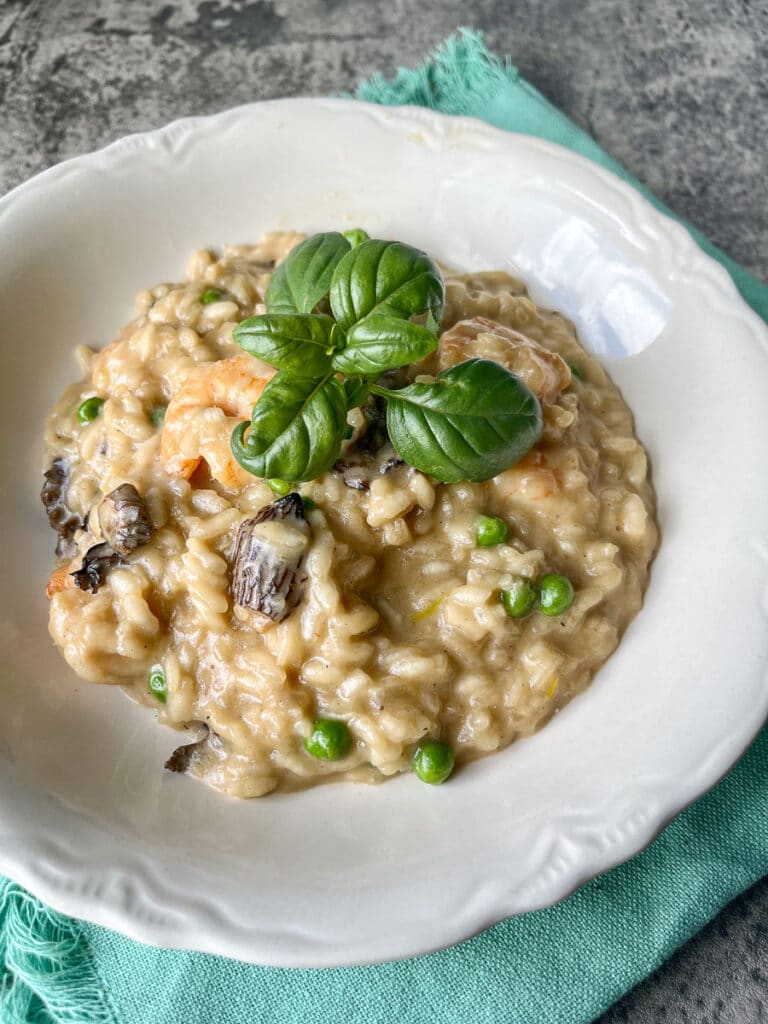 Morel Mushroom and Prawn Risotto Recipe | Hilda's Kitchen Blog