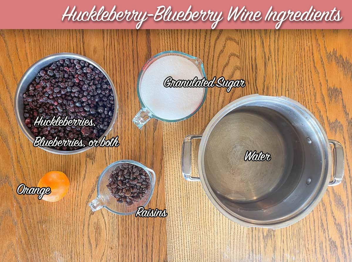 blueberry huckleberry wine ingredients