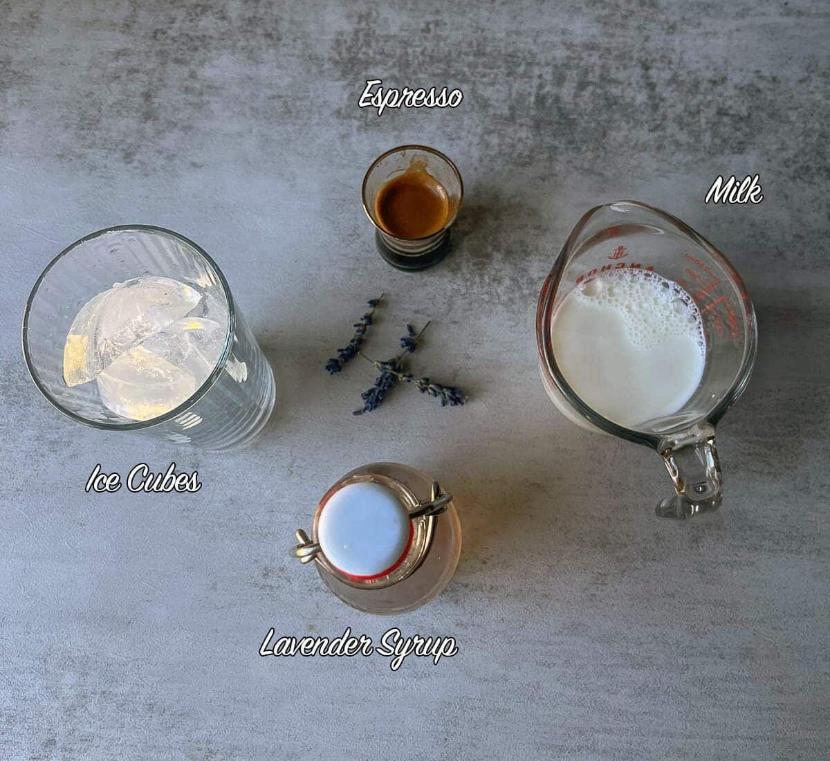iced lavender latte ingredients