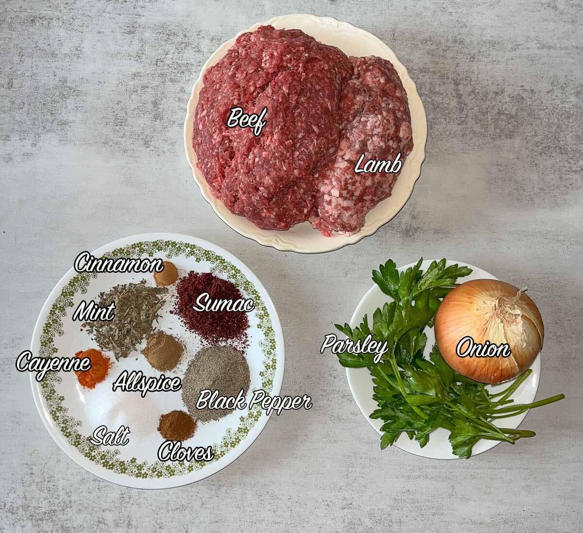 kofta kebab ingredients