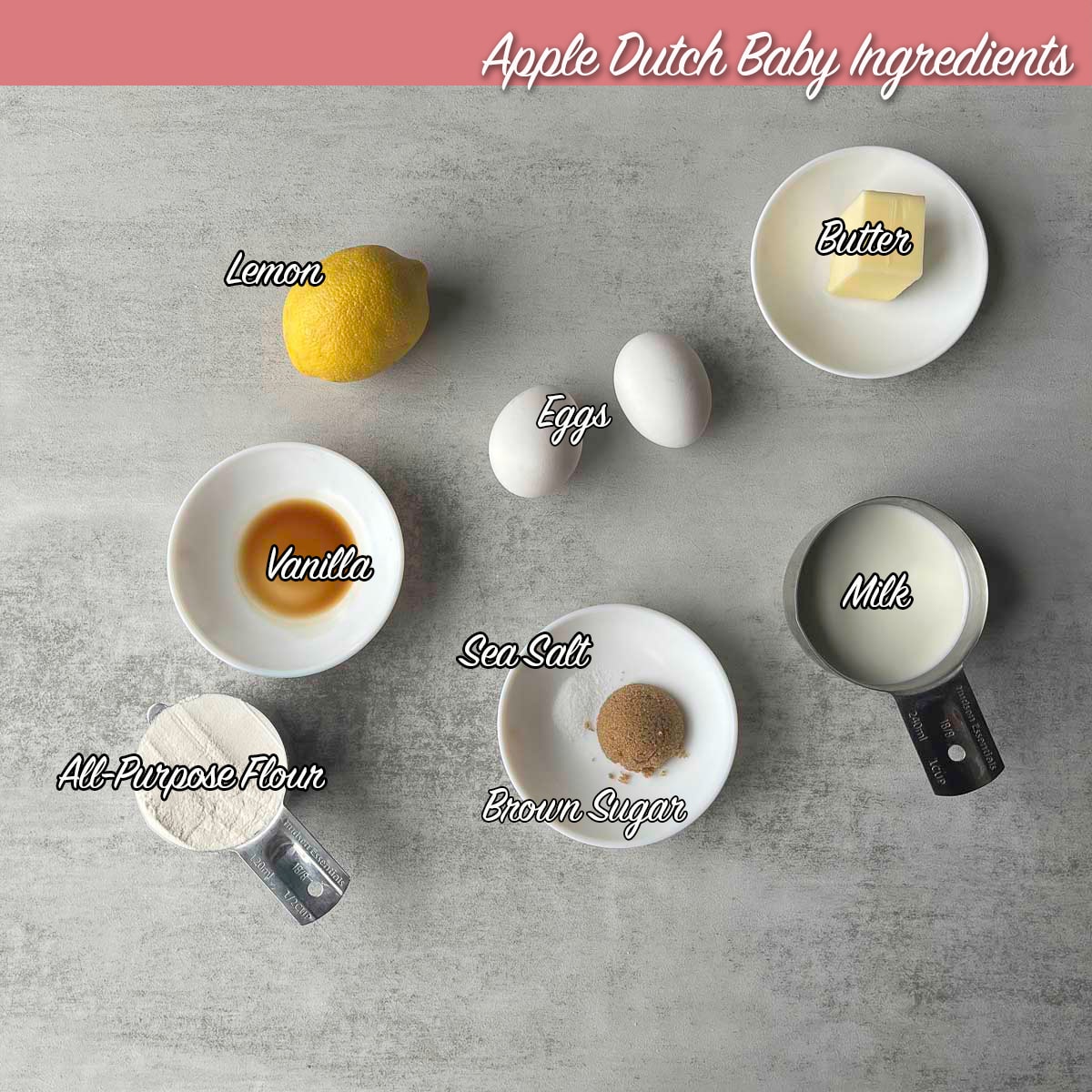 Apple Dutch baby ingredients