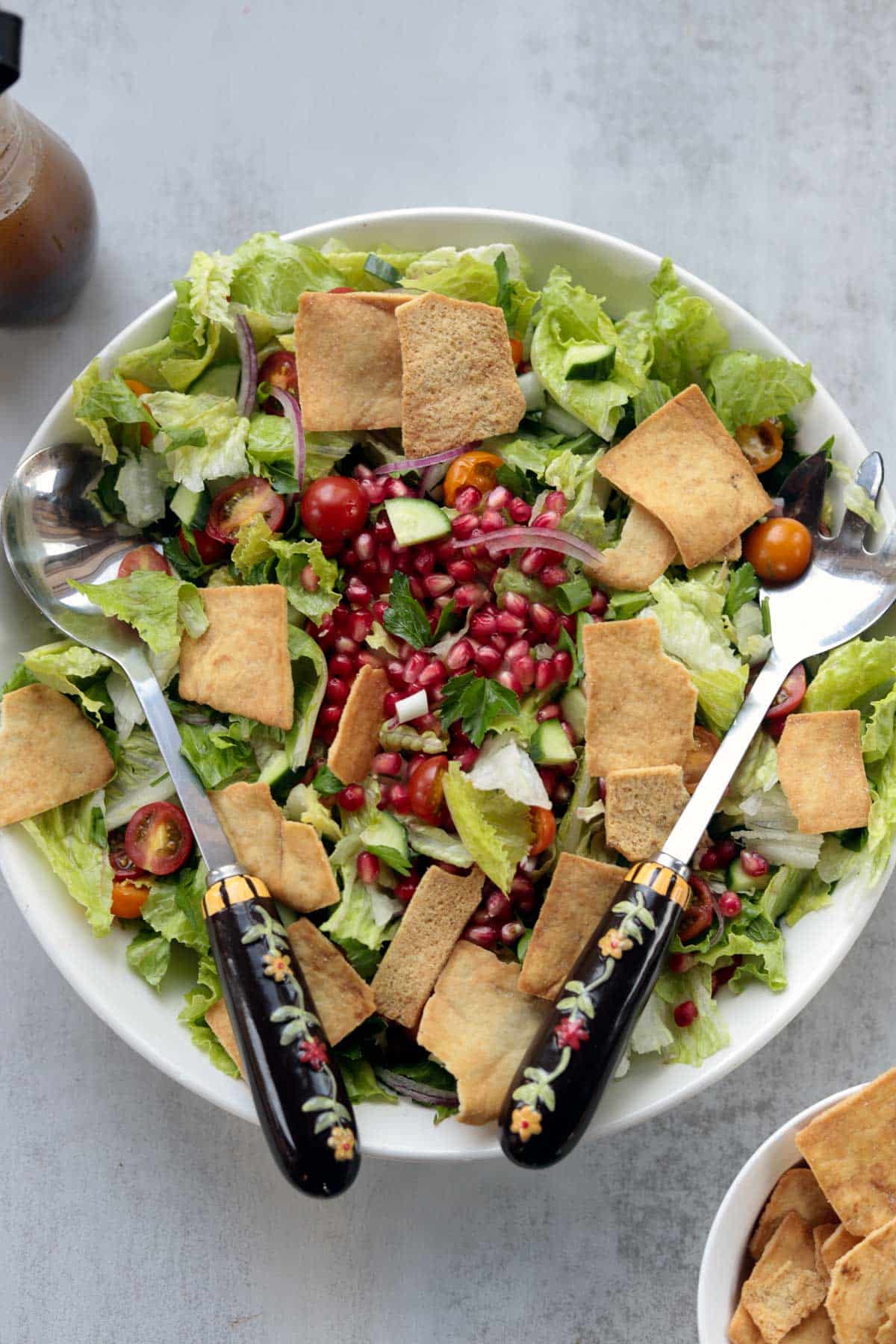 The Best Lebanese Fattoush Salad (Authentic Recipe)