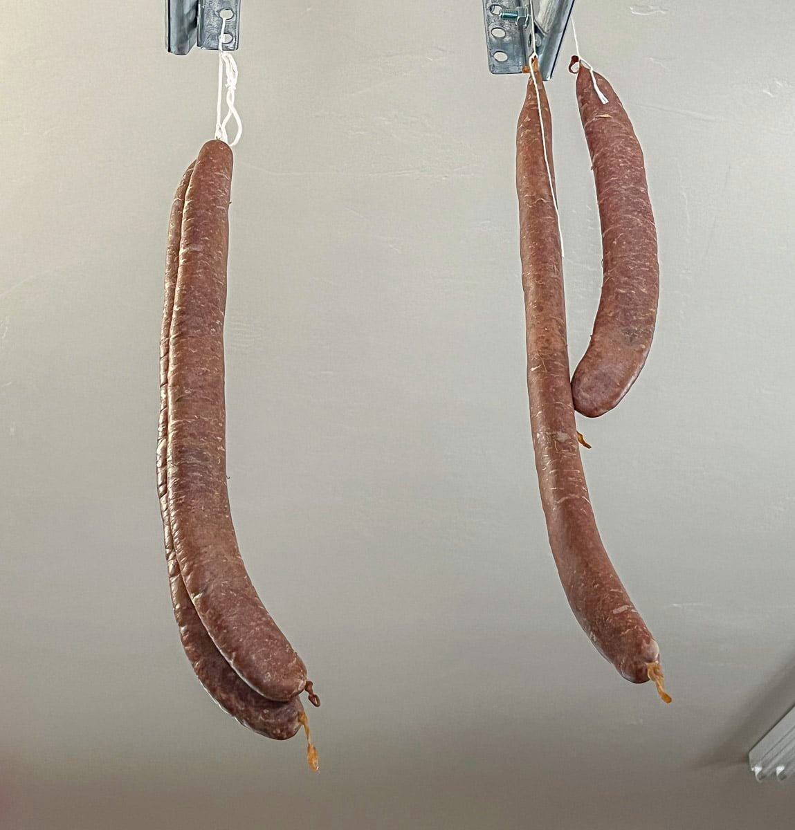 basturma sausage hanging to dry