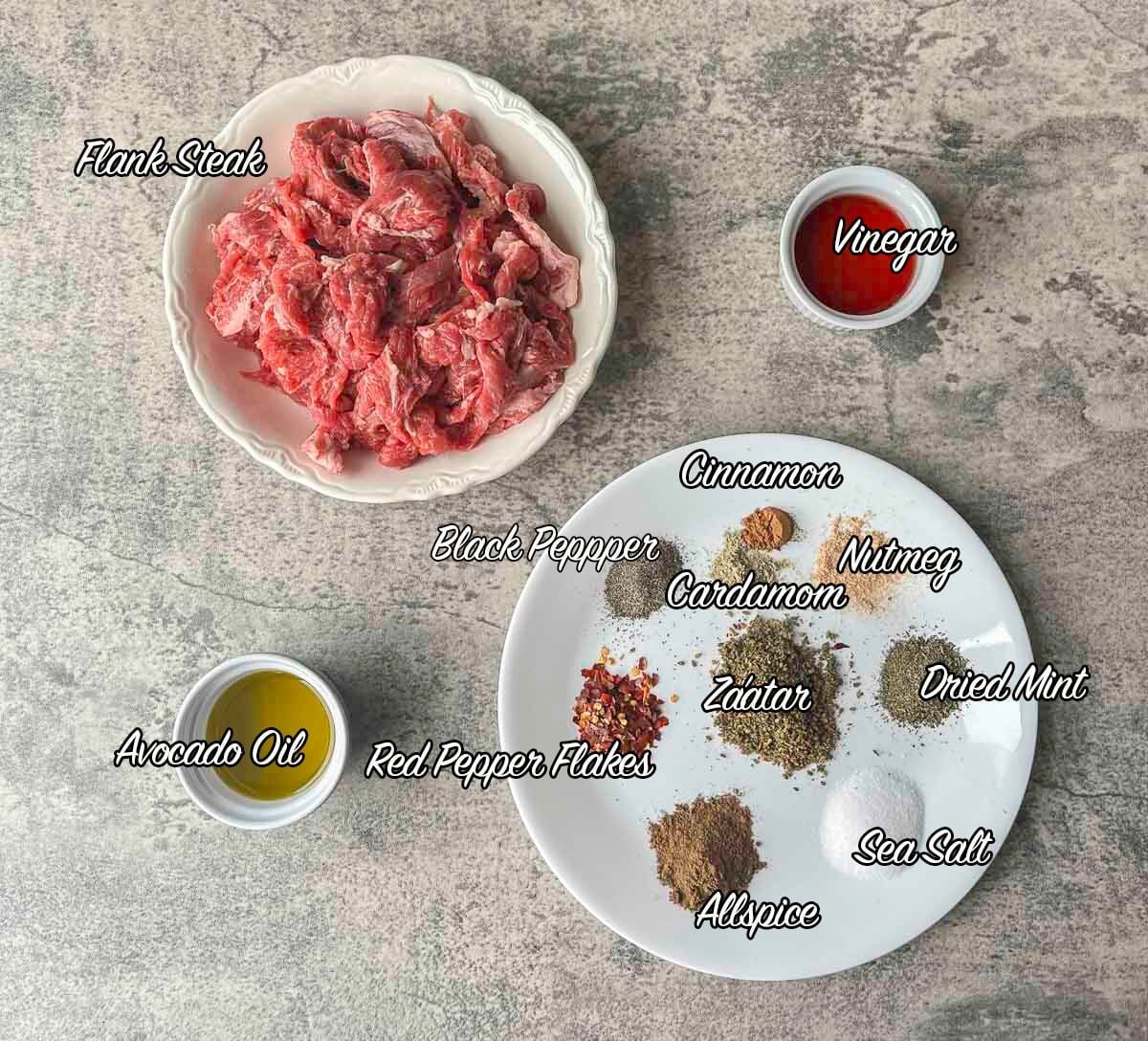 beef shawarma ingredients