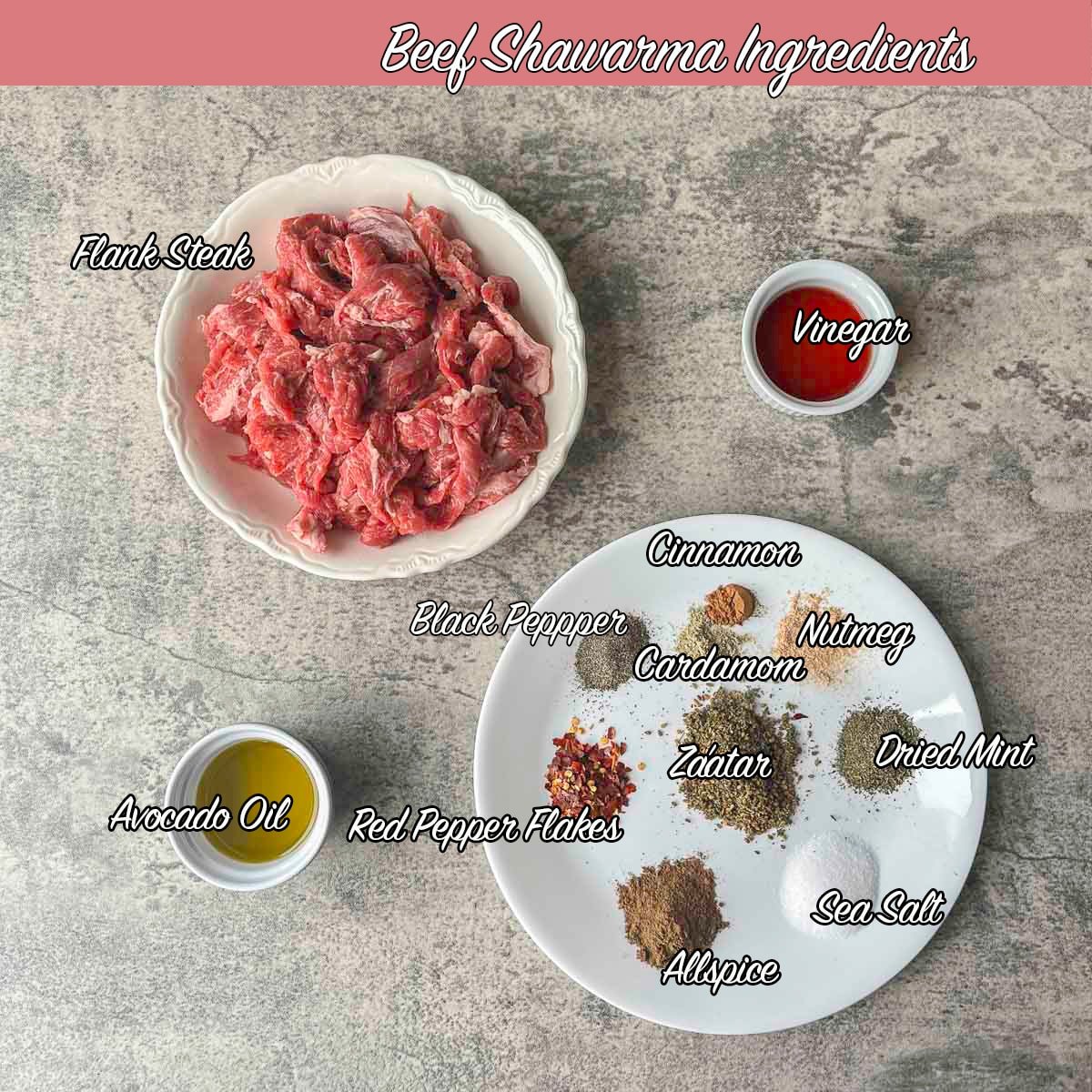 beef shawarma ingredients