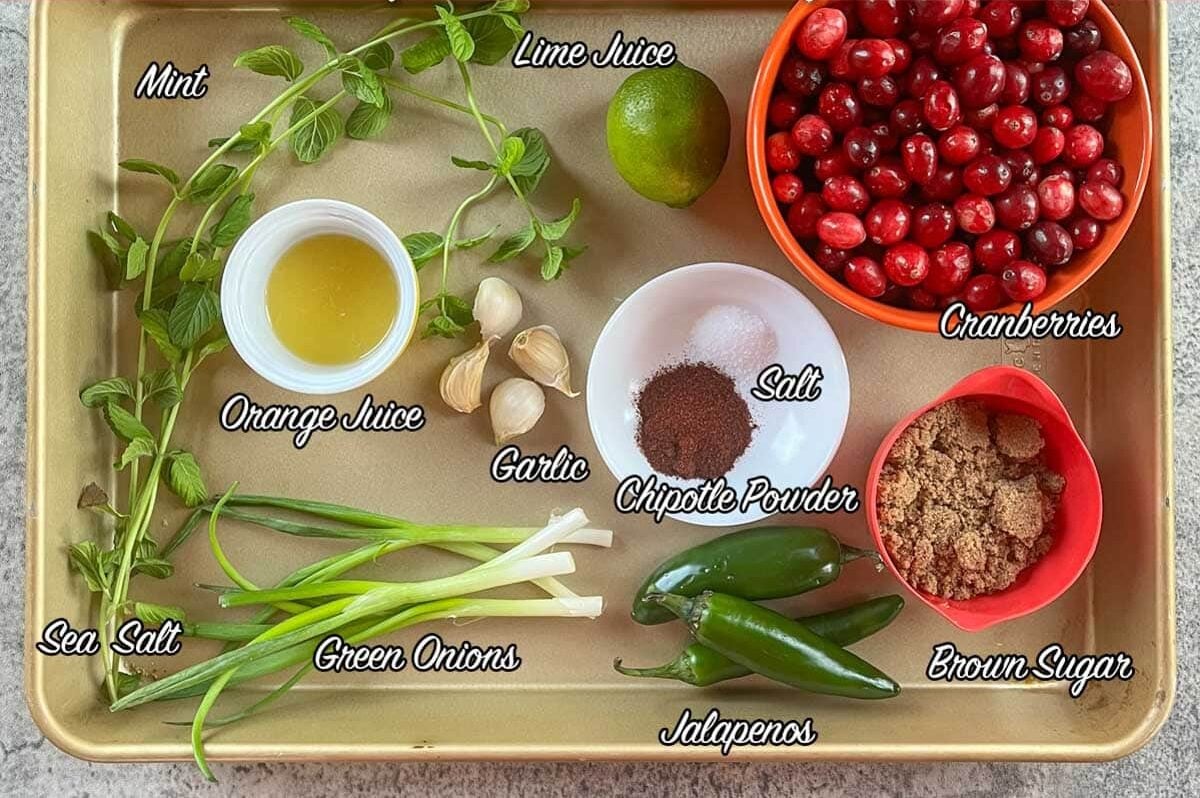 Cranberry jalapeno dip ingredients