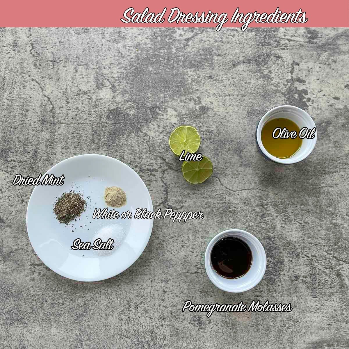 pomegranate salad dressing  ingredients