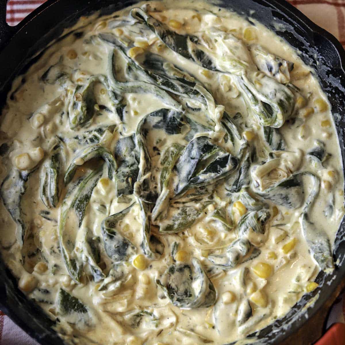 Rajas con Crema