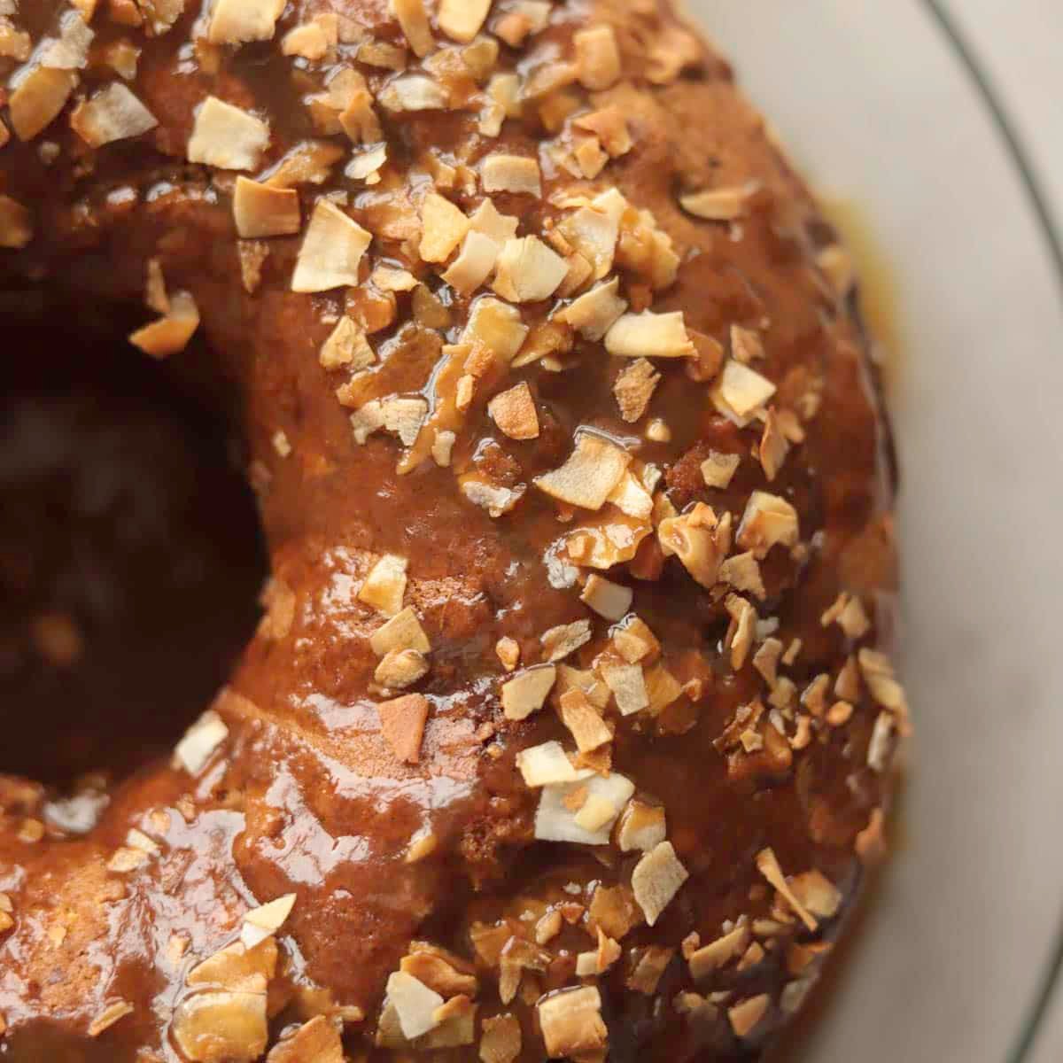 Walnut Date Bundt Coffee Cake