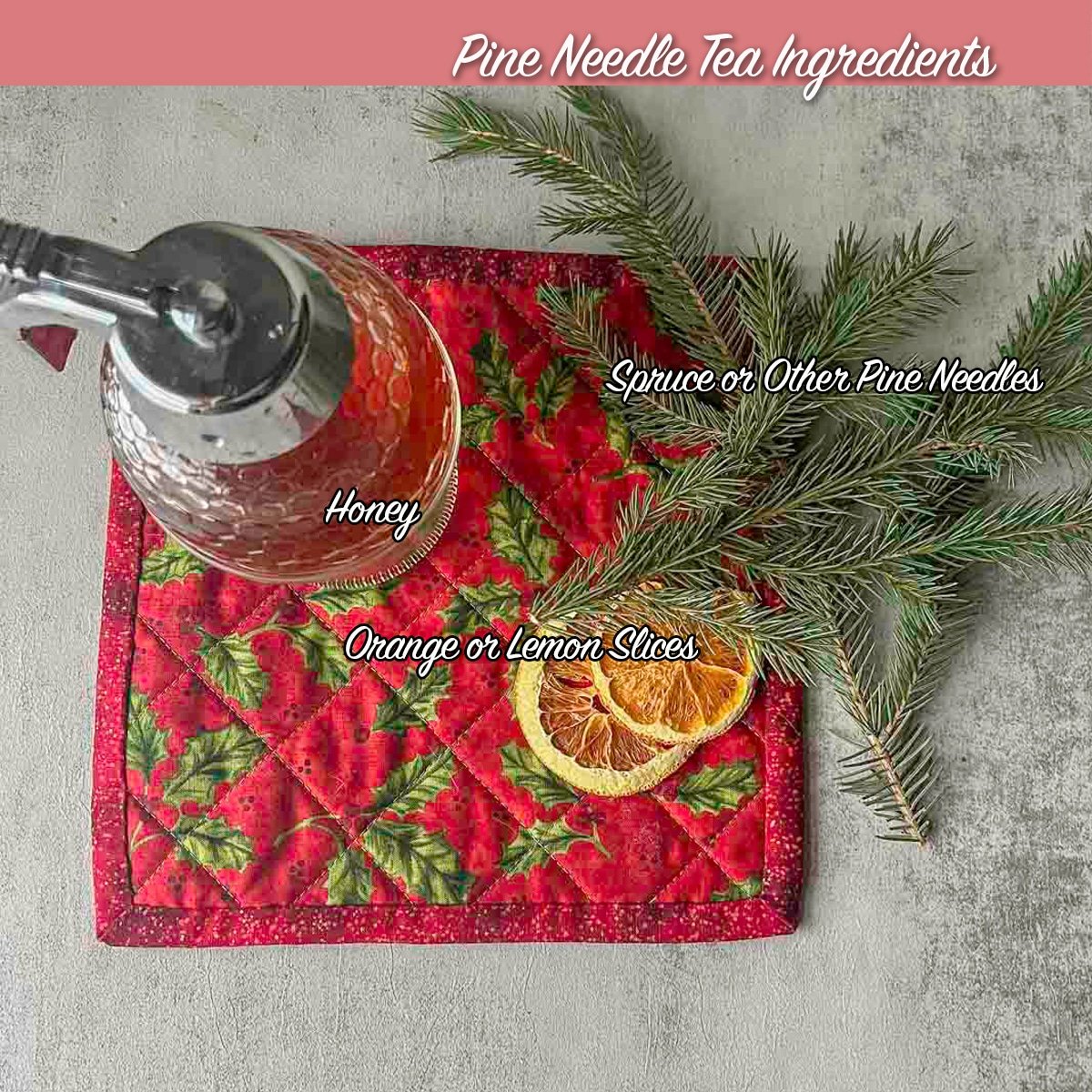 pine needle tea ingredients